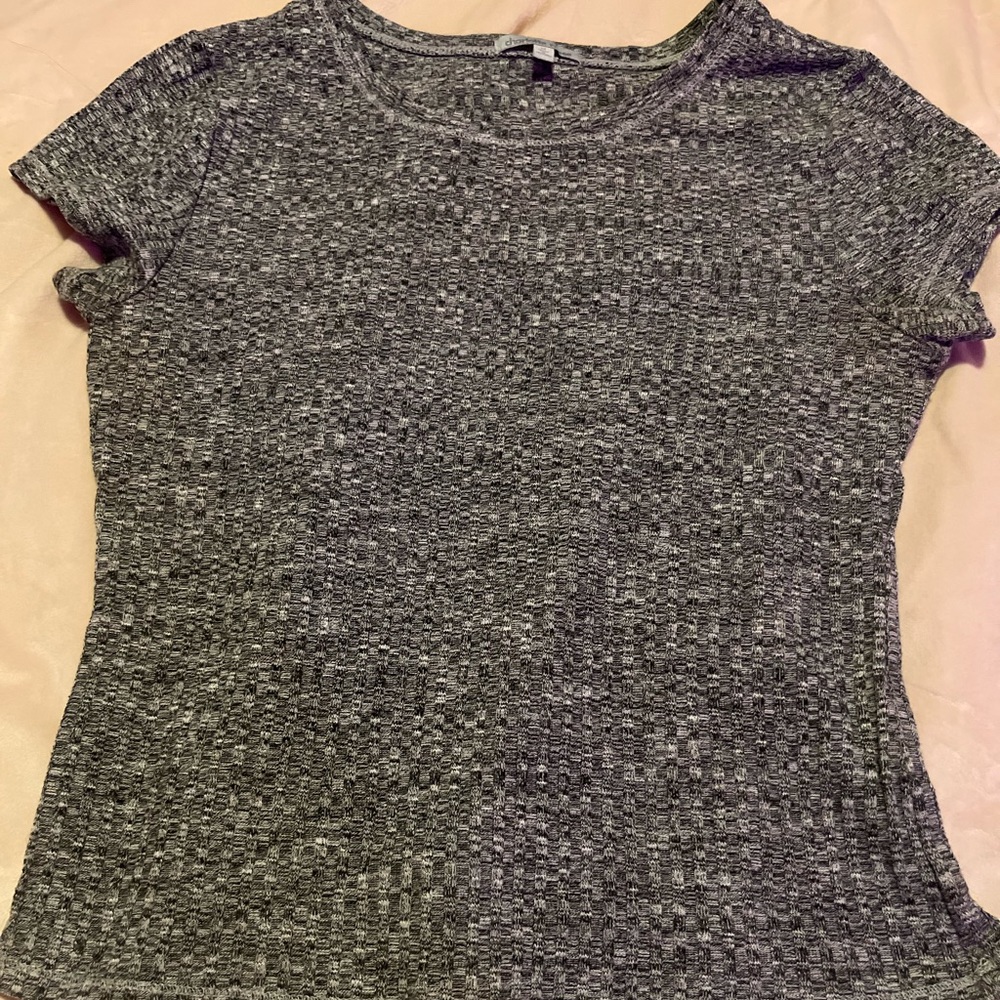 charlotte russe grey knit top